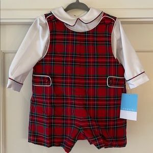 Anavini Plaid / Tartan Shortall with Shirt